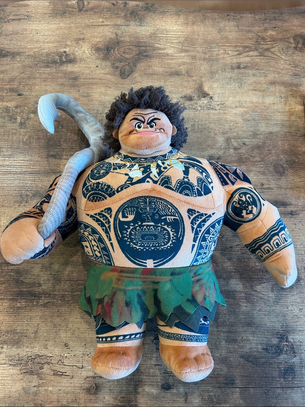 DISNEY COLLECTION MOANA MAUI 16” PLUSH DOLL TOY SIGNATURE Demi God